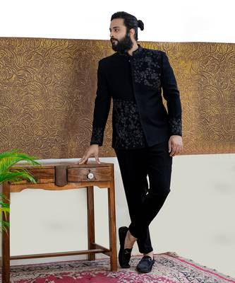 Black Chival Bandhgala 1