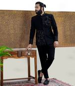 Black Chival Bandhgala