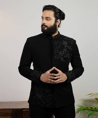 Black Chival Bandhgala 5