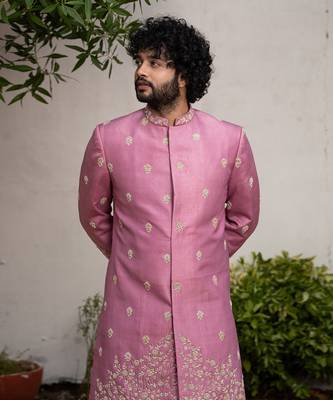 Dusty Purple Sherwani 2