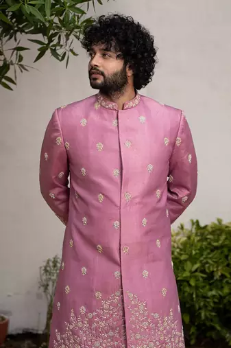 Dusty Purple Sherwani
