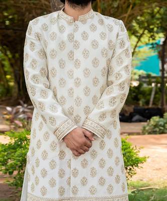 Lysian Sliver Sherwani 2