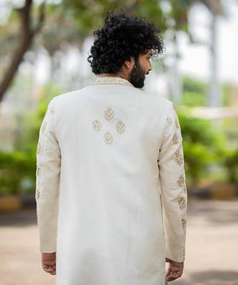 Lysian Sliver Sherwani 3