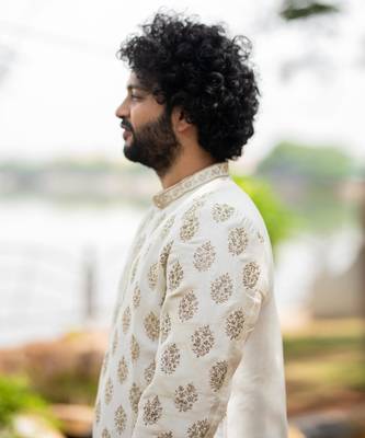 Lysian Sliver Sherwani 4