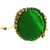 Green floral motif Designer potli