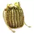 Golden floral motif Designer potli