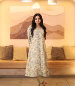 Olive hand embroidery pure cotton salwar