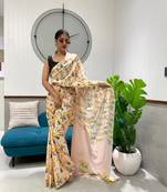 Multi Colour Buy Indian Saris Latest Ready To Wear Saree