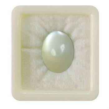 Natural White Moonstone at Wholesale Rate 8.25 Ratti 7.5 Carat Oval Shape चंद्रकांत Loose Gemstone Rashi Ratan 1 Pcs 1