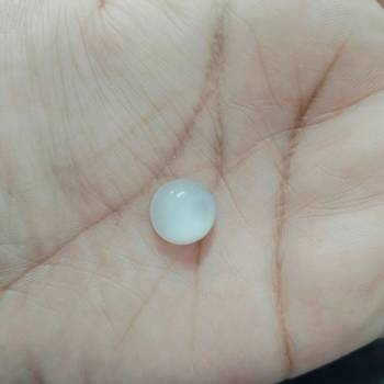Natural White Moonstone at Wholesale Rate 8.25 Ratti 7.5 Carat Round Shape चंद्रकांत Loose Gemstone Rashi Ratan 1 Pcs 4