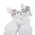 Kissing Couple Bunny Ceramic Showpiece
