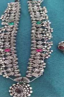 Kolhapuri Multicolor Stone set