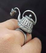 Silver Look Kettle Ring