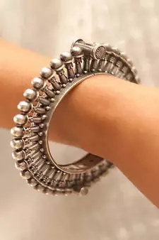 Antique chakra spike bangle