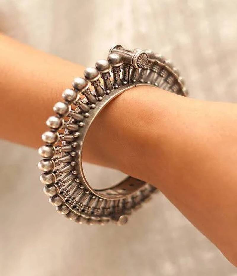 Antique chakra spike bangle