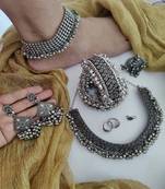 Trendy Ghunghroo Jewellery set Combo with Anklet
