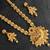 GOLD PLATED NECKLACE SET IN FANCY DESIGN