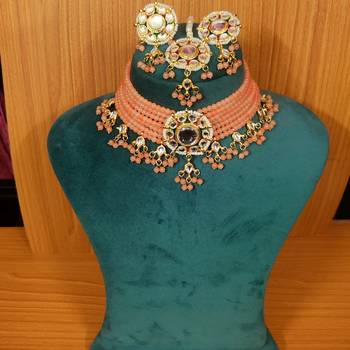 Orange necklace-sets 1