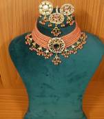 Orange necklace-sets
