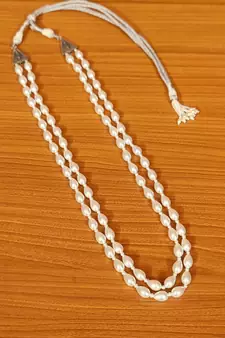 White necklaces