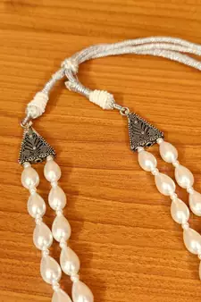 White necklaces