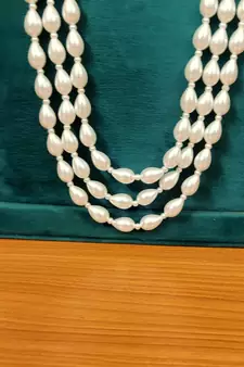 White necklaces