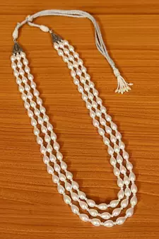 White necklaces