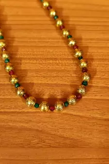 Gold necklaces