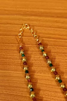Gold necklaces