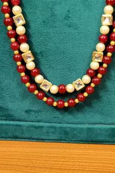 Red necklaces