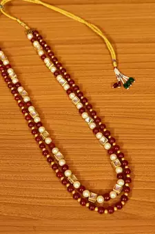 Red necklaces