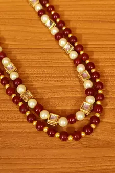 Red necklaces
