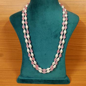 Pink necklaces 1