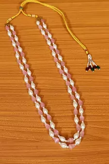 Pink necklaces