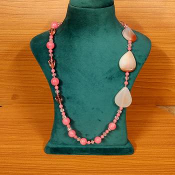Pink necklaces 1