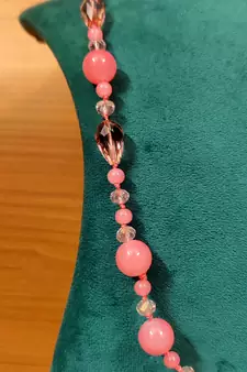 Pink necklaces