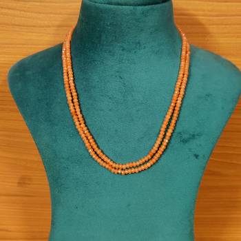 Orange necklaces 1