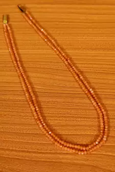 Orange necklaces