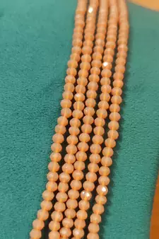 Beige necklace-sets