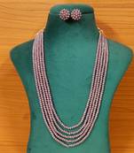 Purple necklace-sets