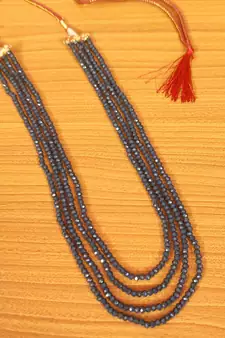 Blue necklaces