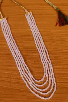 Pink necklaces