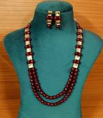 Red necklace-sets