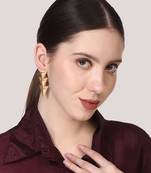 Gold cubic zirconia earrings