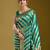 Olive & Gold Satin Paisley Zari with Beautiful Leheriya Banarasi Saree