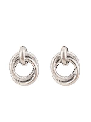 Silver pearl earrings 3