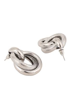 Silver pearl earrings 4
