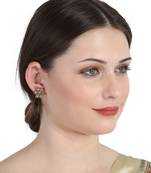 Gold cubic zirconia earrings