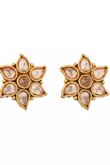 Gold cubic zirconia earrings