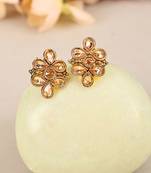 Gold cubic zirconia earrings